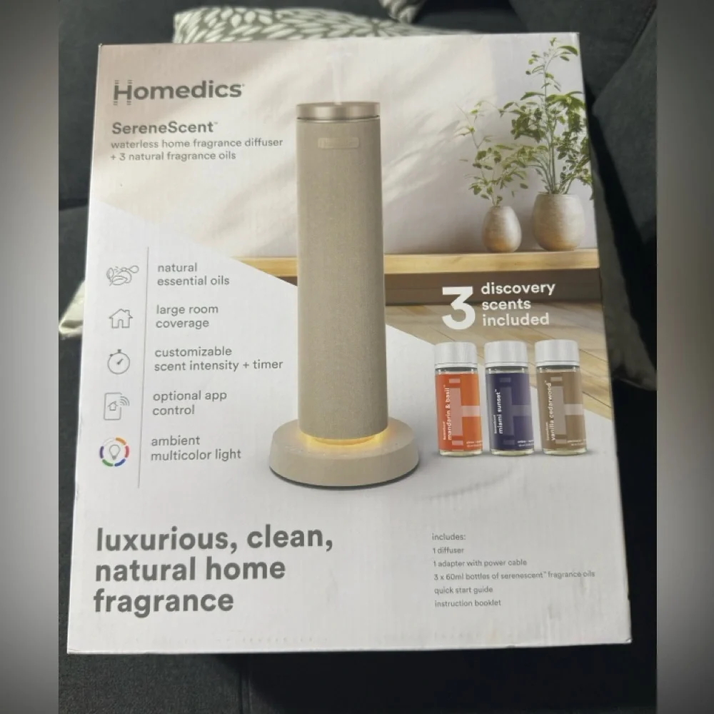 Homedics Cream Diffuser